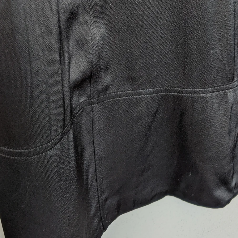 Calvin Klein LBD Bubble Sleeve Shift Dress Size 8